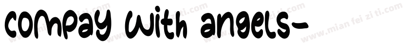 compay with angels字体转换